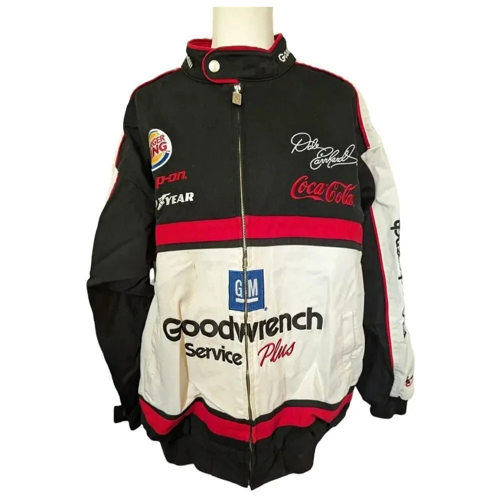 Vintage Nascar Racing Jacket Size XL Dale Earnhardt Sr.